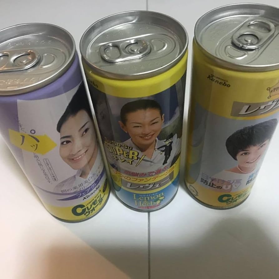 鈴木保奈美　田中美里　激レア企業もの非売品カネボウフーズ鐘紡Cレモンウォーター Amazon.co.jp: 鈴木保奈美 田中美里 企業もの カネボウ フーズ
